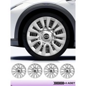 Resim CVL Auto Market Nissan Pulsar 15 Inç Jant Kapağı Amblemli Gri [4 Adet Kapak] 109 CVL-ADT10084 