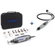 Resim Dremel 4250-1/35 F0134250KA El Motoru Hobi Gravür Seti 45 Parça 