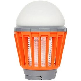 Resim Bix Şarjlı UV LED Böcek Tuzağı 3 Kademeli Fener IPX6 Su Geçirmez Böcek Sivrisinek Kovucu Turuncu 
