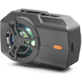 Resim Telefon Soğutucu Fan Bataryalı Led - Siyah Hdx4394 