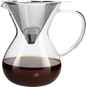 Resim SHC4200 , Glory Cam Kahve Demleme Çelik Süzgeçli 850 Ml, Tek Ebat, Çok Renkli 