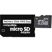 Resim Micro Sd Memory Stick Pro Duo Adaptörü 