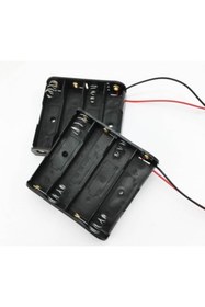 Resim Eğiteklab 4 Lü Aa Pil Kutusu Yanyana 