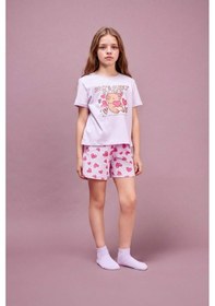 Resim Defacto Regular Fıt 2li Pijama Takımı Kız Çocuk H8359a826smpn256 Pembe-pn256 