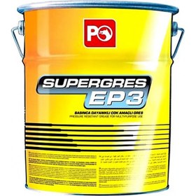 Resim Petrol Ofisi Süper Gres Ep 3 15 kg Lityum sabunlu 