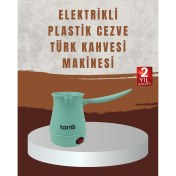 Resim Allzey Işıklı Açma Kapama Anahtarlı Elektrikli Kahve Cezvesi 