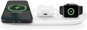 Resim ttec SmartCharger Air+ iPhone+Apple Watch+AirPods Kablosuz Hızlı Şarj Aleti ve PD 20W Seyahat Şarj Aleti 