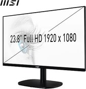 Resim MSI PRO MP245V 24" Flat 1920X1080 (FHD) 23.8 VA 100 Hz 1 ms Anti-Glare Monitör, Siyah 