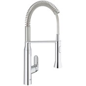 Resim Grohe K7 Tek Kumandalı Spiralli Eviye Bataryası - 31379000 