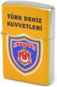 Resim Türk Deniz Kuvvetleri Baskılı Çakmak Açık Renk 