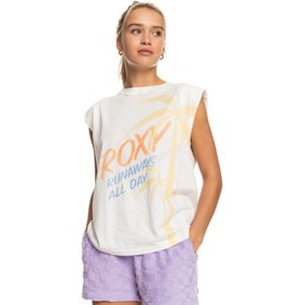 Resim Roxy Smell Of Sea J Kadın Beyaz Tişört 