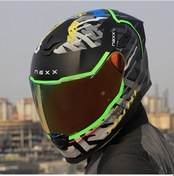 Resim Nexx Y.100R Urbangram Kapalı Motosiklet Kaskı Mat Sarı - Siyah 