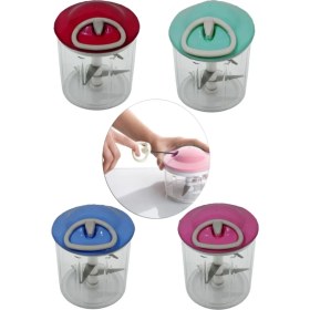 Resim HYD Ipli El Rondosu 5 Bıçaklı Çek Bırak Pratik Doğrayıcı Rondo 