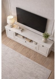 Resim Mira Tv Ünitesi 160 X 37 X 46 Cm Aytaşı - Country Tasarım Antrasit 