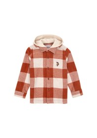 Resim U.s. Polo Assn. Erkek Çocuk Kiremit Gömlek Desenli 50296876-vr031 