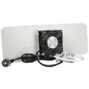Resim Lande LN-FAN-THM-2FSBE-LG FAN MODÜLÜ PROLINE500 INDOOR OUTDOOR KABİNLER İÇİN SAFEbox-B Duvar Tipi Kabinet için İkili Fan modulü thermostatlı, filtreli 