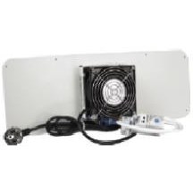 Resim Lande LN-FAN-THM-2FSBE-LG FAN MODÜLÜ PROLINE500 INDOOR OUTDOOR KABİNLER İÇİN SAFEbox-B Duvar Tipi Kabinet için İkili Fan modulü thermostatlı, filtreli 