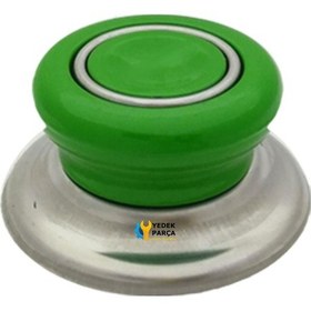 Resim Tencere Kapak Tepesi Tava Sahan Kapağı Kulbu 1 Adet Yeşil 