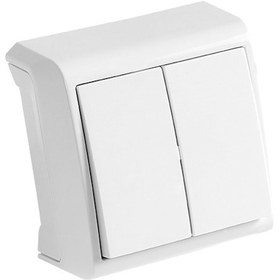 Resim Viko Vera Sıva Üstü Komütatör Ikili Anahtar 