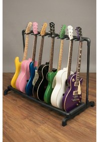 Resim Lastvoice Gr-770 Profesyonel 7 Li Yedili Çoklu Gitar Standı Sehpası 
