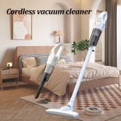 Resim Üçü Bir Arada Kablosuz Elektrikli Süpürge, Yüksek Verimli Filtre, Anti-Tangle Saç, Güçlü Emiş, Ev/Araba/Sert Zemin/Koltuk/Kedi/Saç için Uygun 