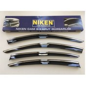 Resim Niken Fiat Linea 2007-2019 Kromlu Cam Rüzgarlığı 4'lü Mugen Marka 