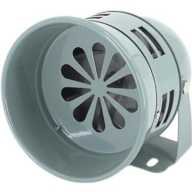 Resim Rogfer 12v Elektrikli Motorlu Korna Siren, Yüksek Kalite Metal Kasa, Ayarılamabilir Montaj Braketi 