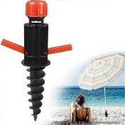 Resim Şemsiye Standı, Zemine Vidalanan Şemsiye Standı, Kum Veya Toprak Plaj Şemsiye Ayakları İçin, Şemsiye Kancaları, Kum Şemsiye Standı, Siyah+r, Mutlu O Diğer 