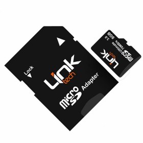 Resim Linktech M103 Micro SD Adaptörlü 8GB Hafıza Kartı 