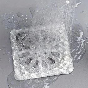 Resim 20 Adet Yapışkanlı Banyo Gider Koruyucu Saç Toplayıcı – Gider Böcek Koruyucu Gider Süzgeci (7272) 