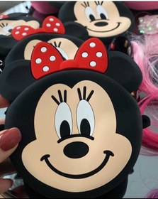 Resim minibuki Minnie Mouse Kız Çocuk Silikon Çanta Cüzdan. 