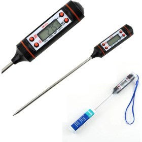 Resim Dijital Gıda Termometresi Yemek Sıcaklık Ölçer 