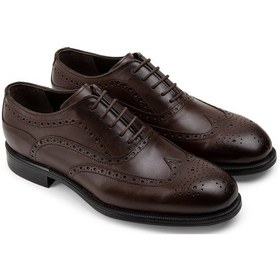 Resim Deery Hakiki Deri Kahverengi Klasik Erkek Oxford Ayakkabı - 01511mkhvc02 