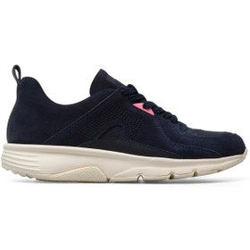 Resim Camper Drift Dark Blue Leather Hakiki Deri Kadın Spor Günlük Ayakkabı Lacivert 