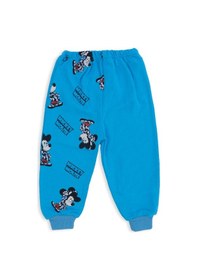 Resim Erkek Bebek Mickey Mouse Baskılı Şapkalı Alt Üst 2'li Takım 001 