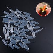 Resim 100 Adet Atık Plastik Transfer Pipetler 4ml - Küçüler, İşlemeli Küküler, Tatlılar ve Daha Fazlası için Sıkmaz Damlatma 