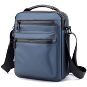 Resim Erkek Oxford Kumaş Spor Crossbody Omuz Çantası Lacivert 