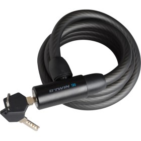 Resim Decathlon 120 Bisiklet Kilidi Siyah 