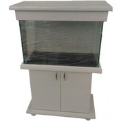 Resim Kanki Pet 80 Cm Mobilyalı Lüks Akvaryum Mdf Beyaz 