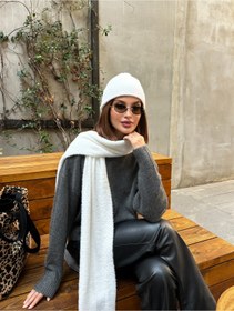 Resim LAGRANZE Fuzzy 2 Li Kadın Atkı Bere Set 