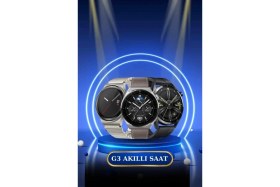 Resim Krm Kablosuz Bluetooth Bağlantılı Kulaklık ve Dokunmatik Ekran Akıllı Saat Arama Cevaplama Krm 
