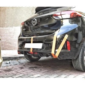 Resim Opel Corsa F Difüzör Parlak Siyah Plastik Arka Difizör 