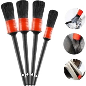 Resim Pileli Store Araç Içi LED Aksesuar 5 Farklı Detaylı Araba Temizlik Fırçası Oto Temizleme Fırçası 