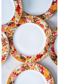 Resim Acar Dream 6 Parça Servis Tabağı - 27 Cm Renkli 