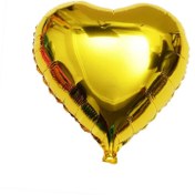 Resim Nessiworld Kalp Balon Folyo Sarı 60 cm 24 inç 
