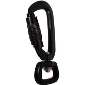 Resim Sevenwoven 360° Dönebilen Kilitli Döner Karabina- 400KG Yük Kapasiteli,Otomatik Kilitleme 