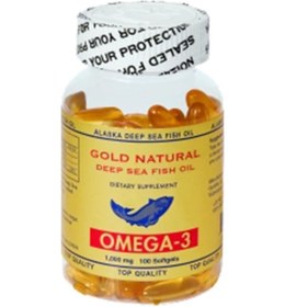 Resim Gold Natural Omega 3 - 100 Softgel Balık Yağı Abd 