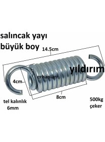 Resim Yıldırım 2 Adet Salıncak Yayı Hoppala Yayı Çelik Yay Büyük Boy 2 Adet 