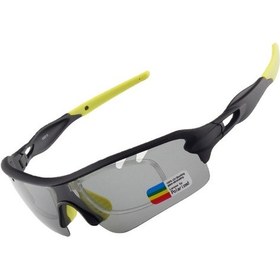 Resim Jzcat Bisiklet Gözlükleri Bisiklet Gözlükleri Erkek Ve Kadın Maraton Gözlükleri - Siyah Sarı 