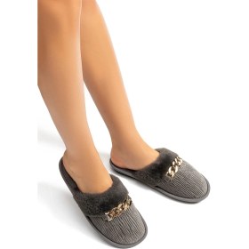 Resim Twigy Nora Kadın Ev Terliği Gri 36/41 